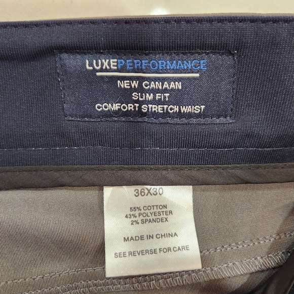 Tailor Vintage Pants Mens 36x30 Gray Luxe Performance New Canaan Golf Casual* - Picture 8 of 13